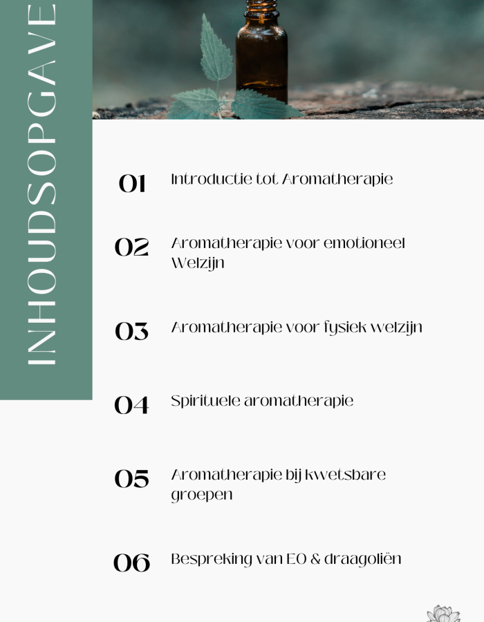 Cursus Aromatherapie in de praktijk